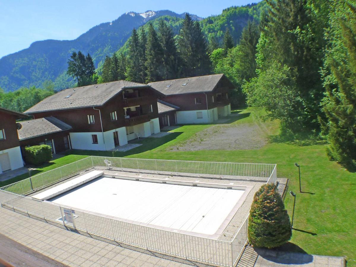 Appartement Confortable Avec Piscines, Terrasse Et Parking A Samoens - Fr-1-629-100 Exteriör bild